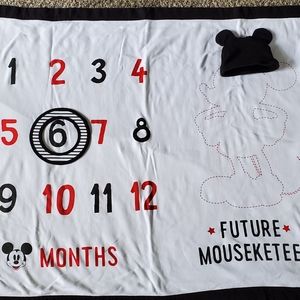 Mickey Mouse Milestone Blanket
